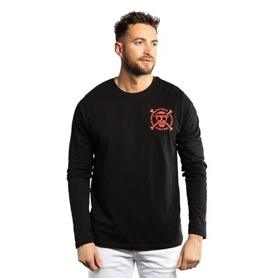 T-shirt homme manches longues avec print One Piece Luffy CAPSLAB