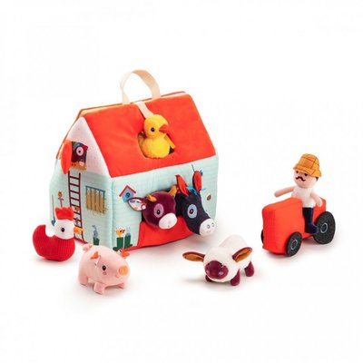 Peluche d'activités Ma première ferme LILLIPUTIENS