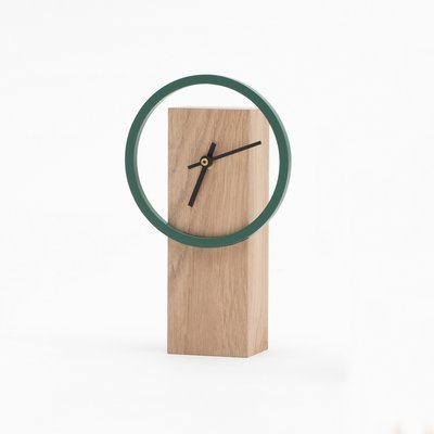 Horloge à poser Cyclock en bois massif DRUGEOT MANUFACTURE