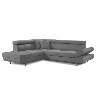 Canapé d'Angle Convertible en Tissu 5 places - LINEA LISA DESIGN