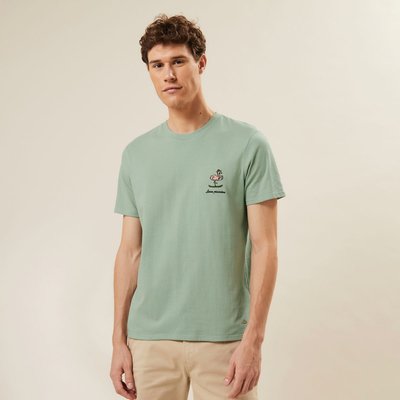T-shirt col rond coton et coton recyclé ARCY FAGUO