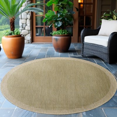 Tapis intérieur extérieur rond IBIZA NAZAR RUGS