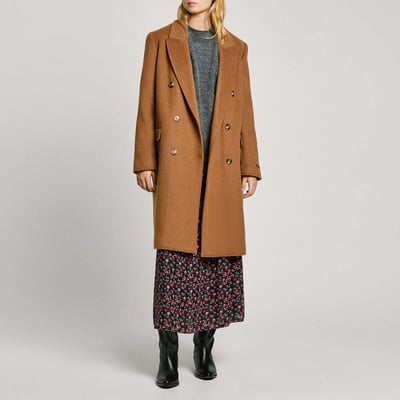 Manteau drap de laine, double boutonnage BETH PEPE JEANS