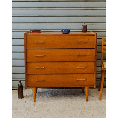 Commode en bois Olga N°1127 - Bon état DEBONGOUT