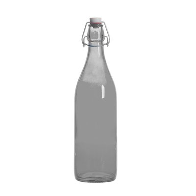 Bouteille à limonade avec son bouchon mécanique 1 l BORMIOLI