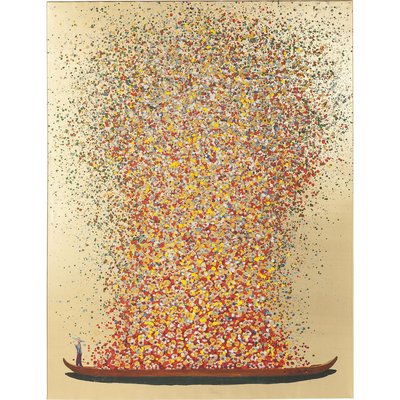 Tableau fleurs pirogue, TOUCHED KARE DESIGN