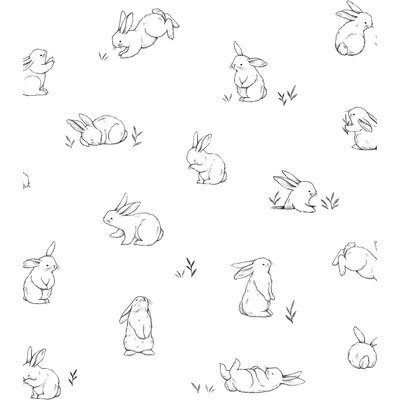 Papier peint intissé lapins BUNNY LILIPINSO