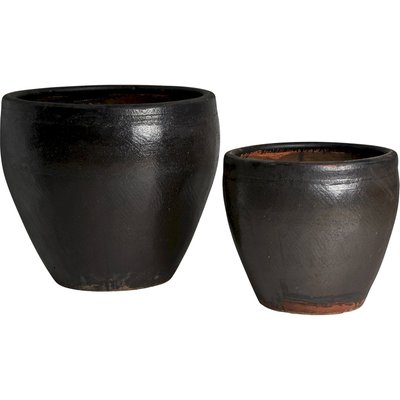 Cache-pots en céramique (lot de 2) RECOLLECTION