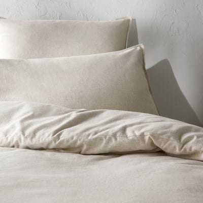 Kussensloop, katoenen chambray flanel, Clara LA REDOUTE INTERIEURS