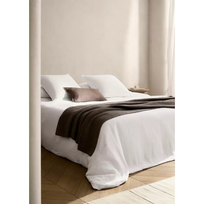 Housse de couette lin lavé lit 90 cm MANGO HOME