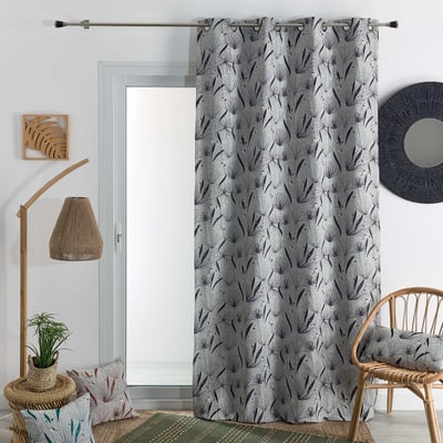 Rideau d'ameublement à jacquard papyrus - QABANE HOME MAISON