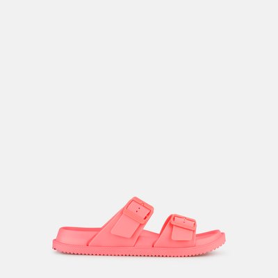 Mules avec double buckles ELISE LEMON JELLY
