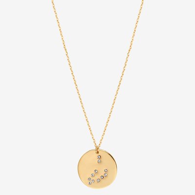 Collier doré à l'or fin GALAXIE - Capricorne CAROLINE NAJMAN