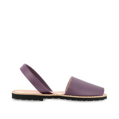 Sandales en cuir talon plat AVARCA CUIR BLANCO MINORQUINES