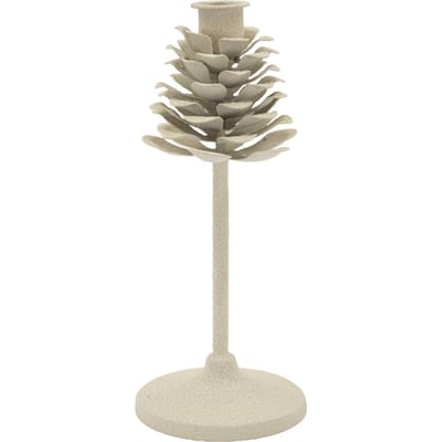Bougeoir en fer forme pomme de pin MODERN RECOLLECTION