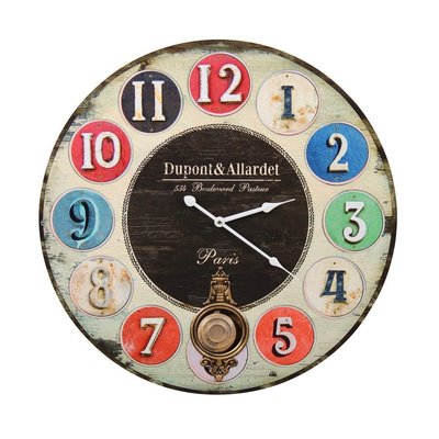 Horloge ancienne balancier dupont & allardet DECORATION D’AUTREFOIS