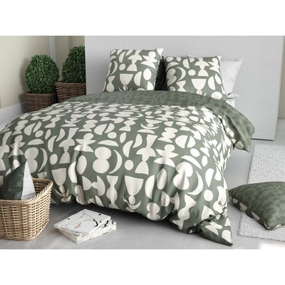 Housse couette avec taie(s) en coton, Lune C DESIGN HOME TEXTILE