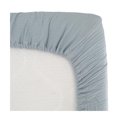 Drap housse en gaze de coton DOMIVA