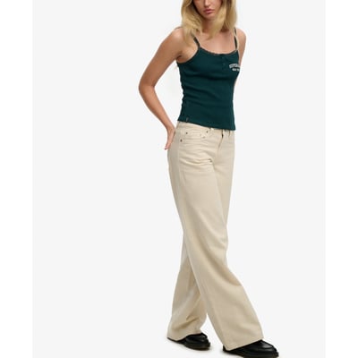 Pantalon Baggy Taille Moyenne SUPERDRY