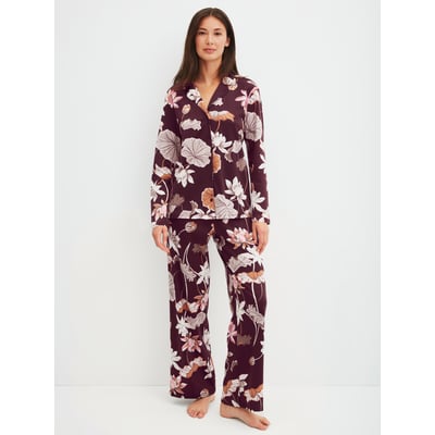 Pyjama boutonné sur toute la longueur manches longues Coton LEAF DREAMS CALIDA