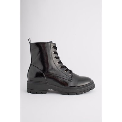 Bottines motard à boucles pointure très large NEXT