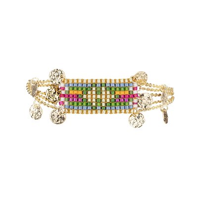 Bracelet ajustable multi-chaines HATCHEE HIPANEMA