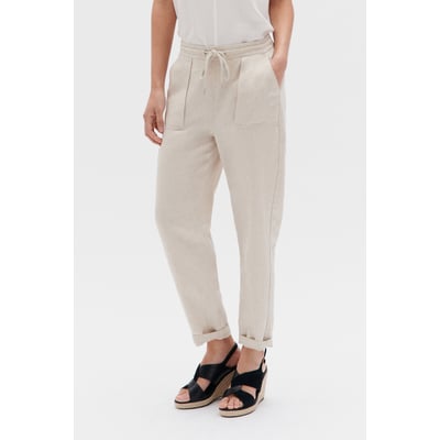 Pantalon droit en lin IGNACE CAROLL
