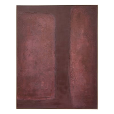 Toile peinte encadrée rectangulaire en pin BELLA ATMOSPHERA