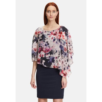 Robe de cocktail à imprimé à fleurs VERA MONT