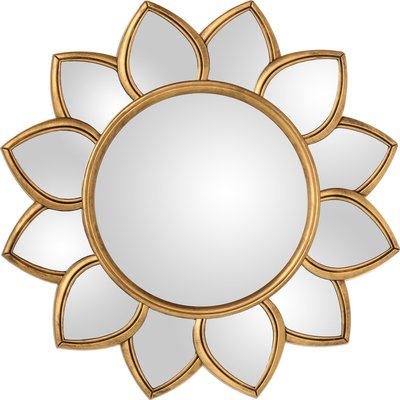 Miroir fleur en résine chic RECOLLECTION