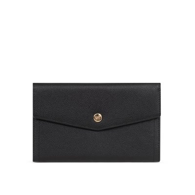 Compagnon de voyage  2 volets  Stop RFID  Cuir de vachette LUNA HEXAGONA