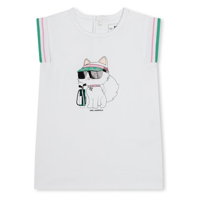 Robe droite avec imprimé KARL LAGERFELD KIDS