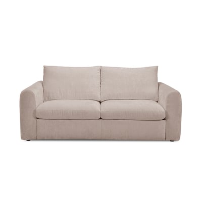 Canapé lit 3 places en velours côtelé couchage 160x190 cm, ARCHI BOBOCHIC