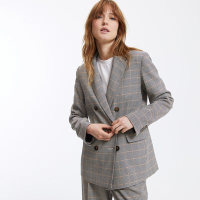 Blazer a carreau femme sale