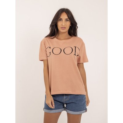 T-shirt Col Rond Coton Message From DONA LISA