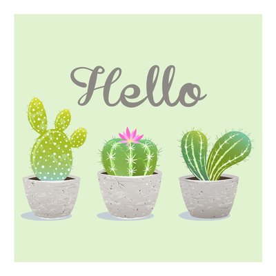 Lot de 20 serviettes papier hello DOUCEUR D'INTÉRIEUR