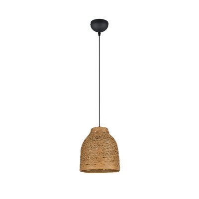 Suspension bohème en papier tressé Joeline TRIO