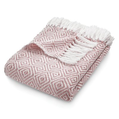 Outdoor/Indoor Geometric Woven Throw - 100% recycled HUG RUG WOVEN