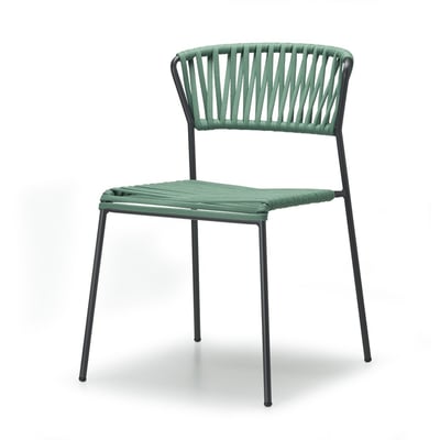 Chaise de jardin empilable en polyester (lot de 2), LISA FILO SCAB DESIGN