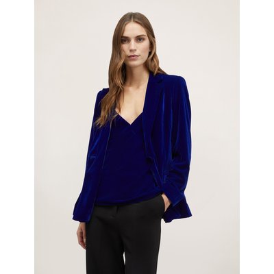 Veste blazer en velours lisse avec doublure intérieure ton sur ton MOTIVI