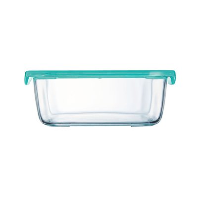 Boîte de conservation carrée hermétique 122 cl Keep'n Box + Couvercle Lagoon - Luminarc LUMINARC