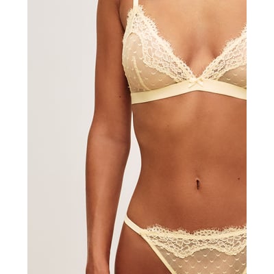 Soutien-gorge triangle en mesh cœur LACEACADEMIZ UNDIZ