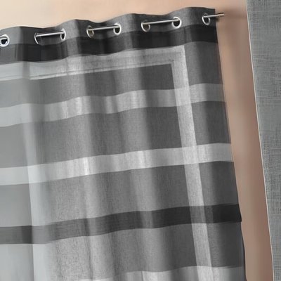 Voilage tissé à rayures horizontales dégradées HOME MAISON
