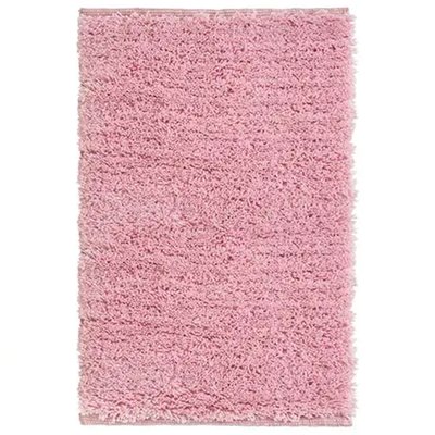 Tapis descente de lit confortable rose 50x80cm WADIGA