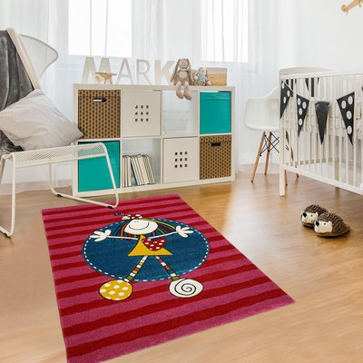 Tapis enfant tissé NELMA UN AMOUR DE TAPIS