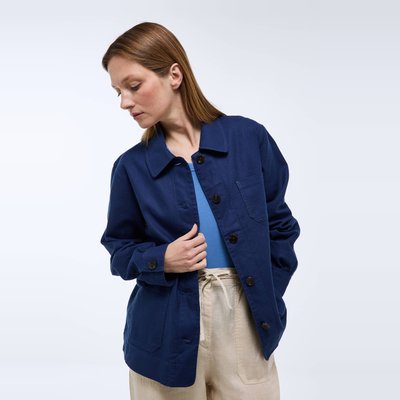 Veste courte contenant du lin MONOPRIX