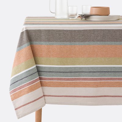 Nappe rayures coton lavé tissé-teint, Antika LA REDOUTE INTERIEURS