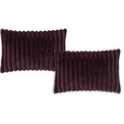 Housses de coussin velours cotelé RAYA -Lot de 2 MAGMA HEIMTEX