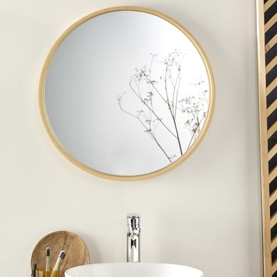 Miroir rond en chêne VALI MOB IN