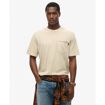 T-shirt à poche avec surpiqûres contrastées SUPERDRY